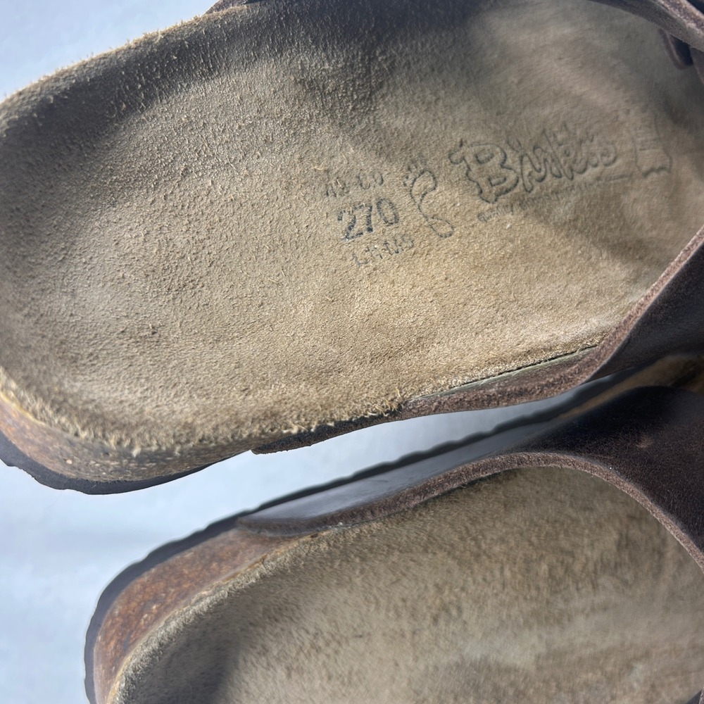Birki's by Birkenstock Sandals Brown EU 42 – US Women's 11 Wide / Men's 9 Reg. - Picture 10 of 12